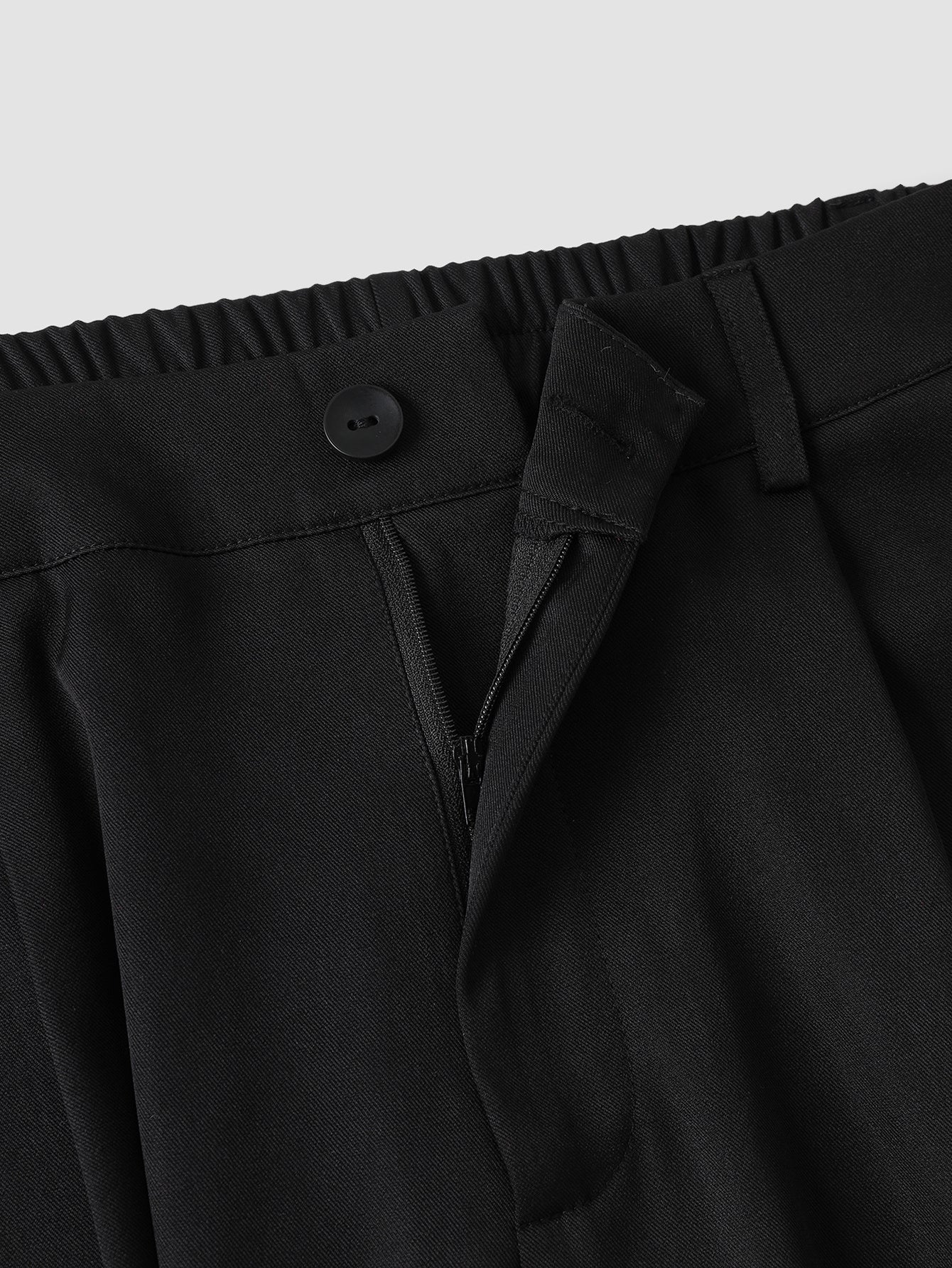 Draped Wide-Leg Pants