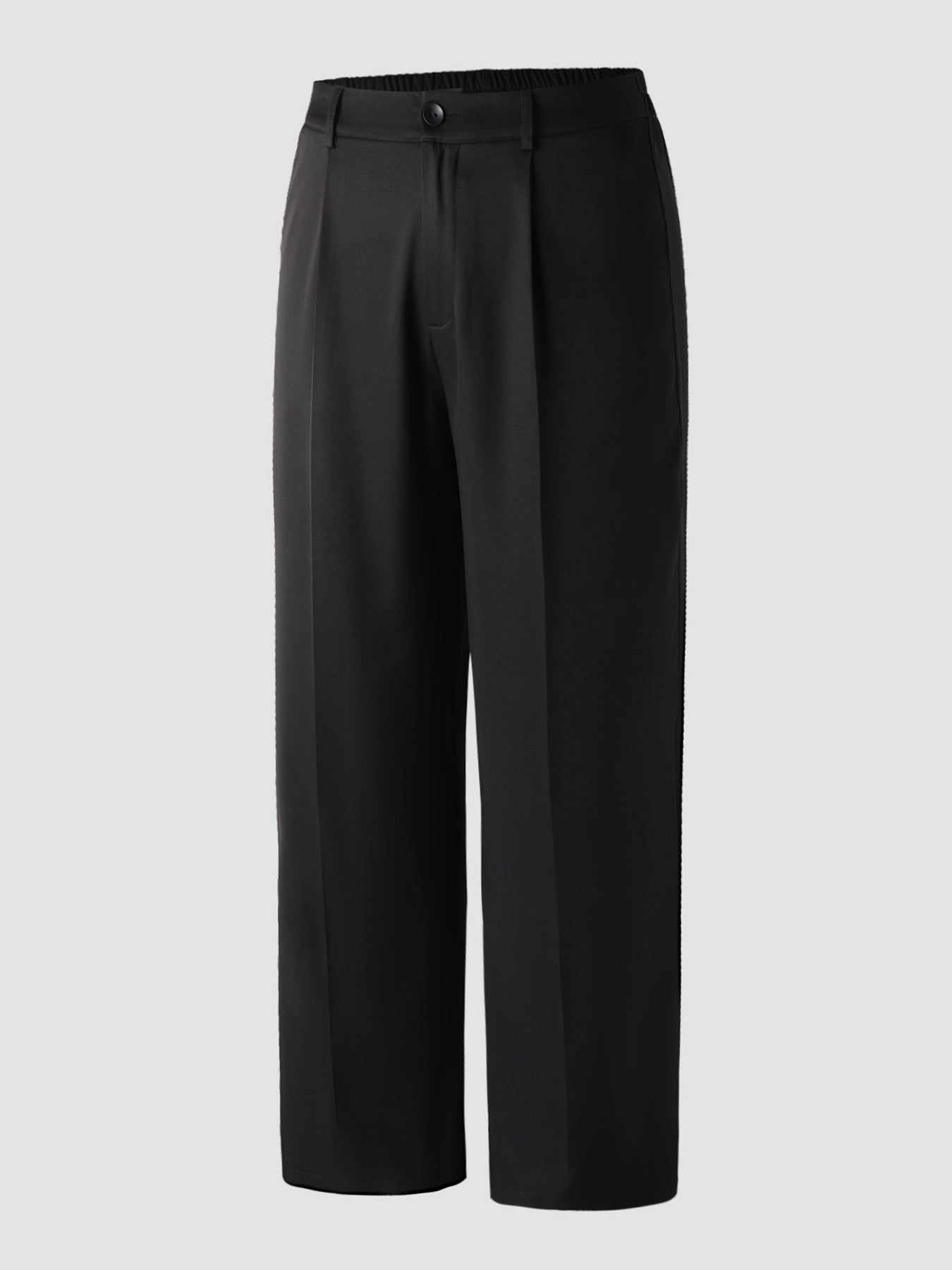 Draped Wide-Leg Pants