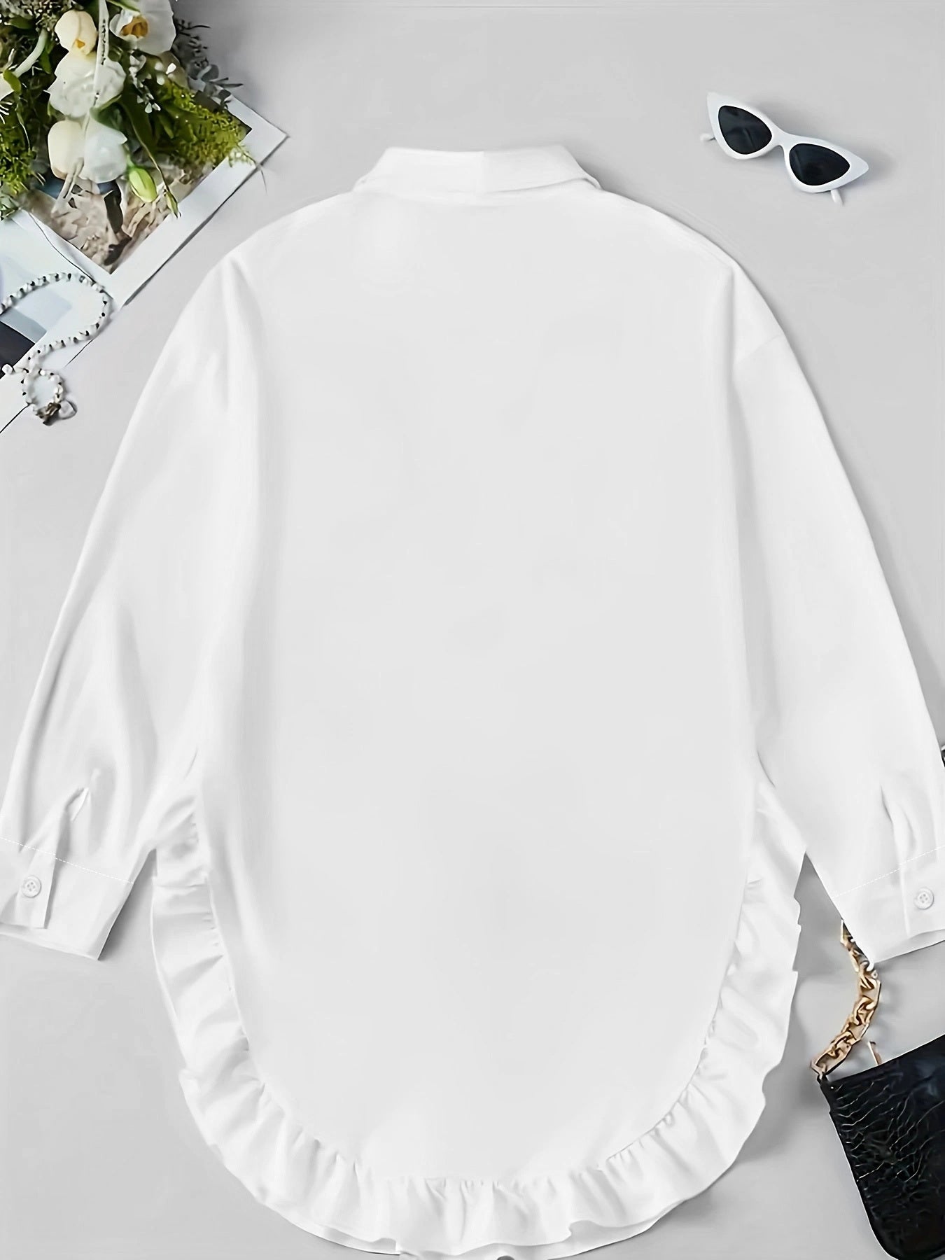 Ruffle Hem Top