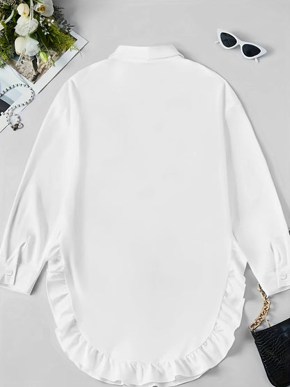 Ruffle Hem Top