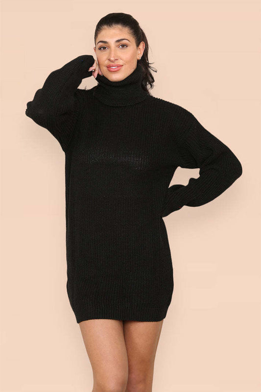 Bright and Chunky Sweater Dress