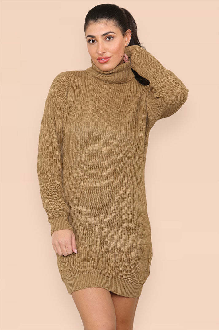 Bright and Chunky Sweater Dress
