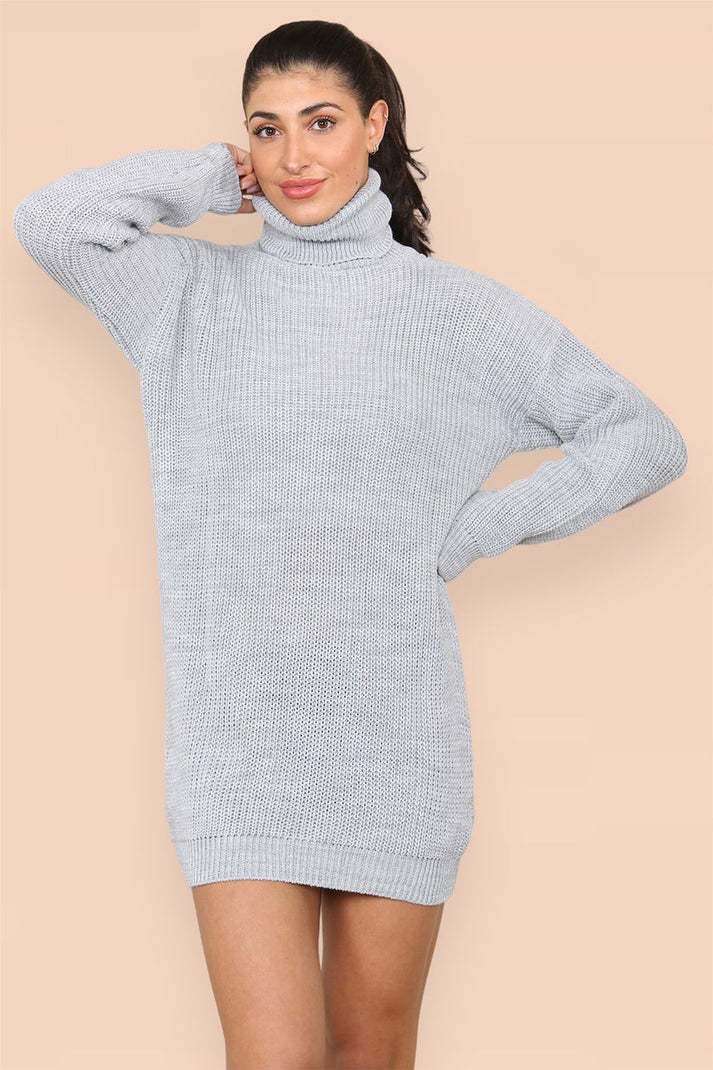 Bright and Chunky Sweater Dress