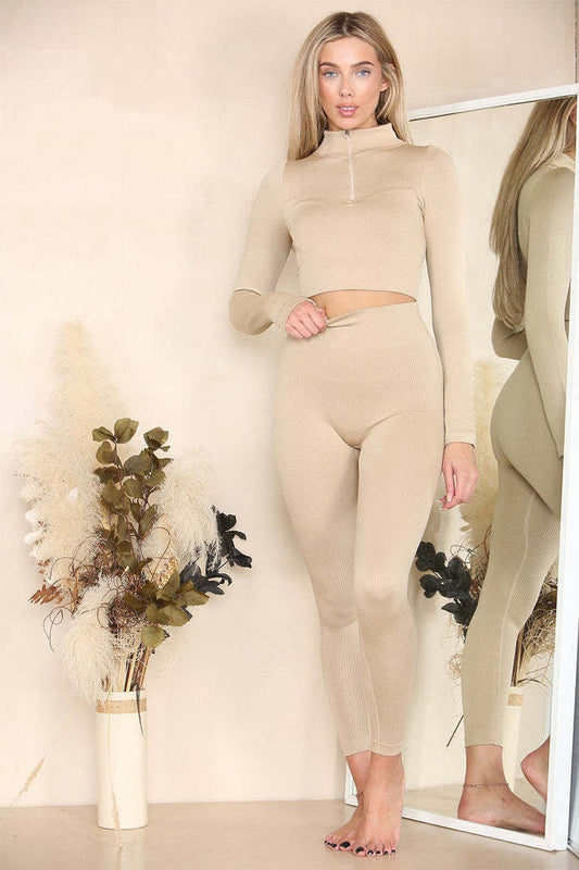 Ribbed Two-Piece Set