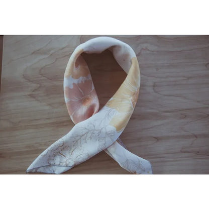 Flowery Silk Scarf