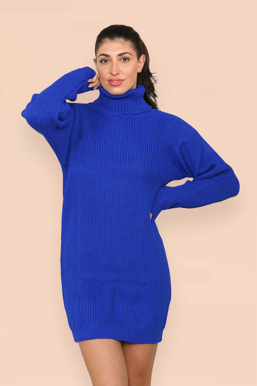Bright and Chunky Sweater Dress